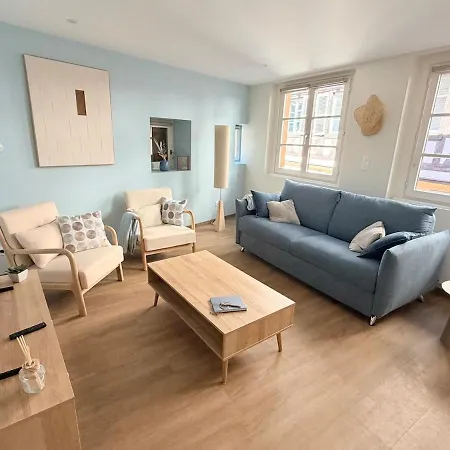 Lägenhet Le Azur - Charme D'un Dans Maison Alsacienne - Hypercentre De Colmar